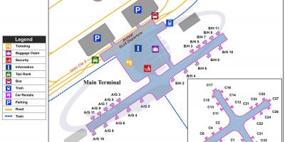 Kuala lumpur international airport terminal karte