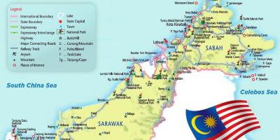 Lidostas, kas atrodas malaizija karte