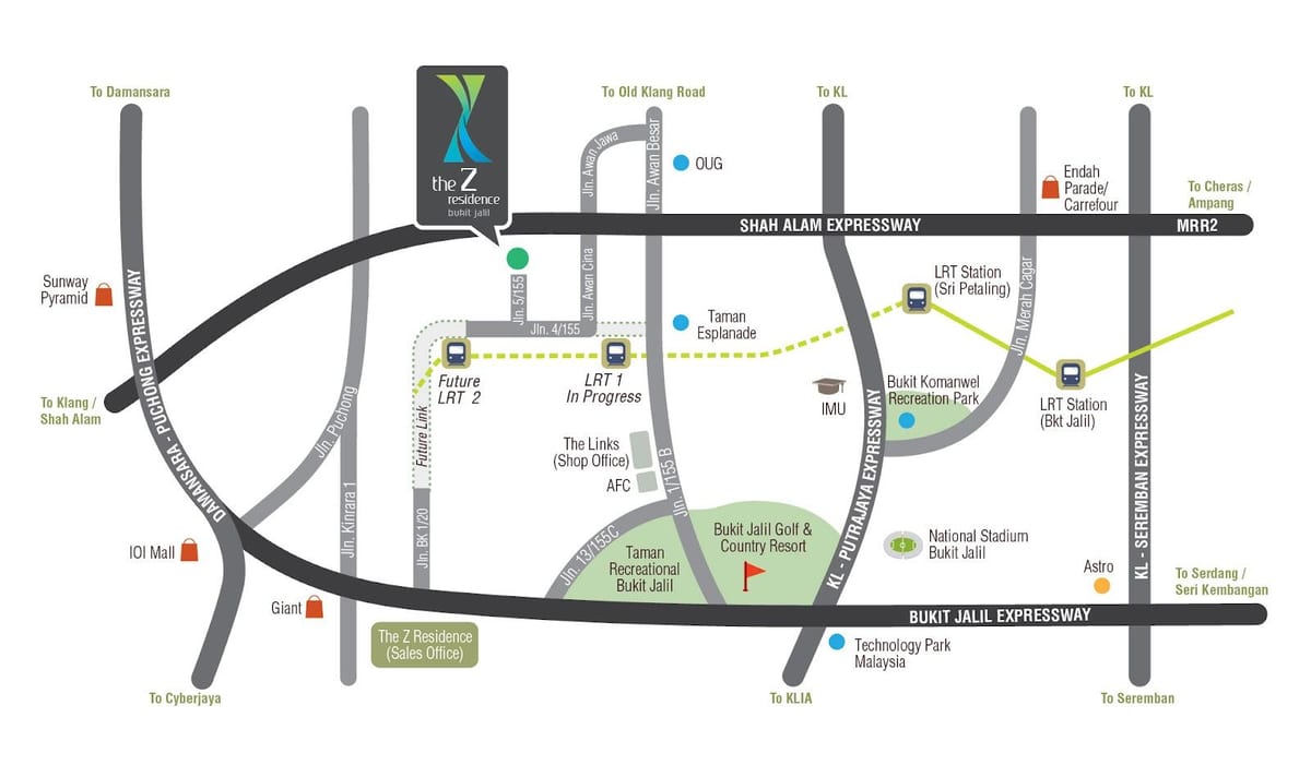 Karte bukit jalil stadions