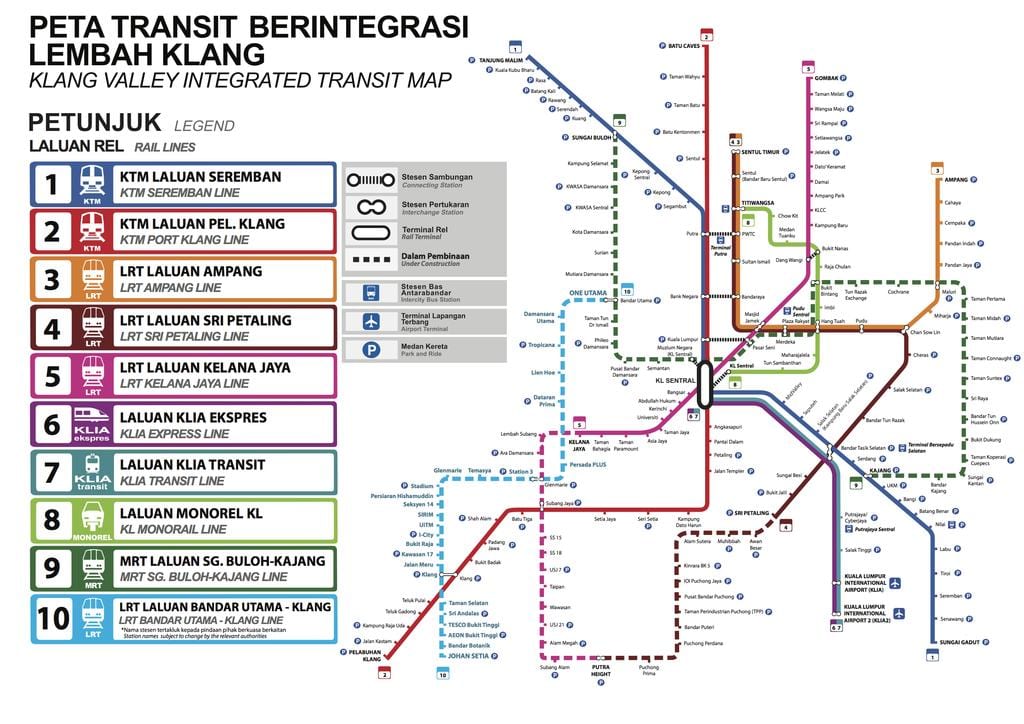 sabiedriskā transporta karti kuala lumpur
