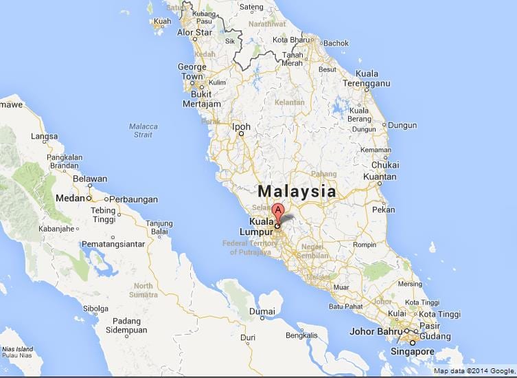Karte kuala lumpur par