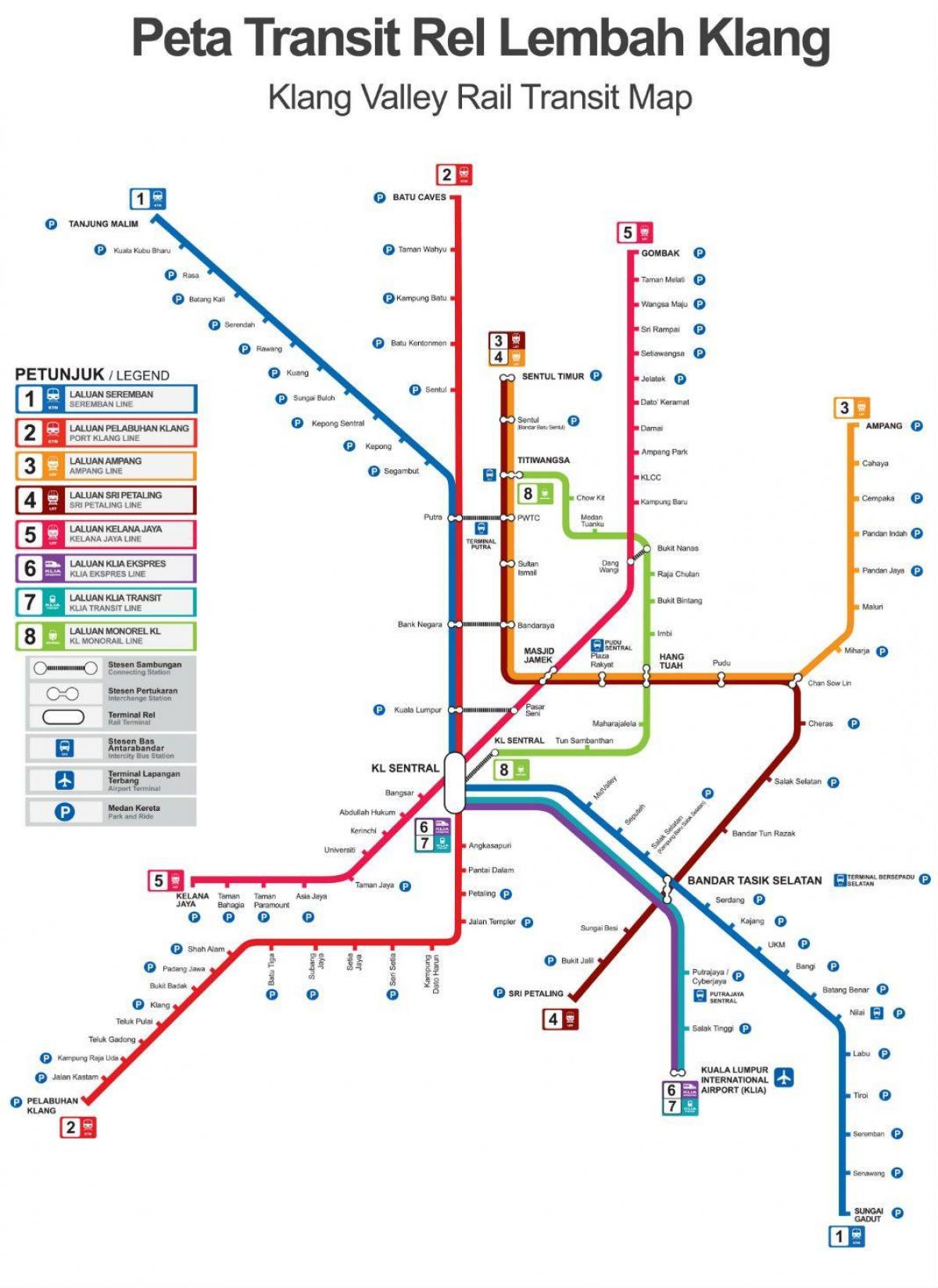 vilciena maršruta karte malaizija