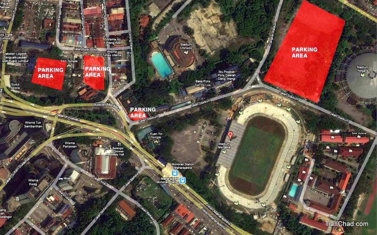 Karte stadionā negara