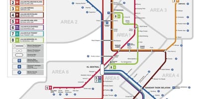 Rapidkl lrt maršruta karte