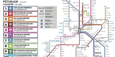 Sabiedriskā transporta karti kuala lumpur