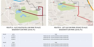 Karte klcc autostāvvieta