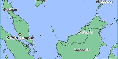 Karte kuala lumpur atrašanās vieta