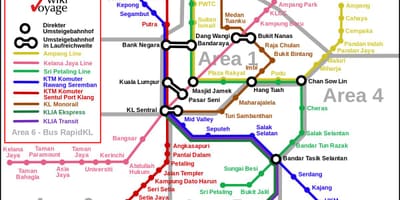 Sabiedriskais transports kuala lumpur karte