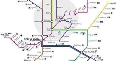 Putra lrt stacija map